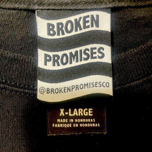 Men’s Broken Promises tee shirt - Picture 3 of 3